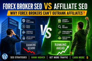 Forex Broker SEO vs Affiliate SEO-why forex brokers can’t outrank affiliates?