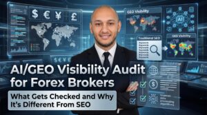  AI/GEO Visibility Audit for Forex Brokers — What Gets Checked and Why It’s Different From SEO