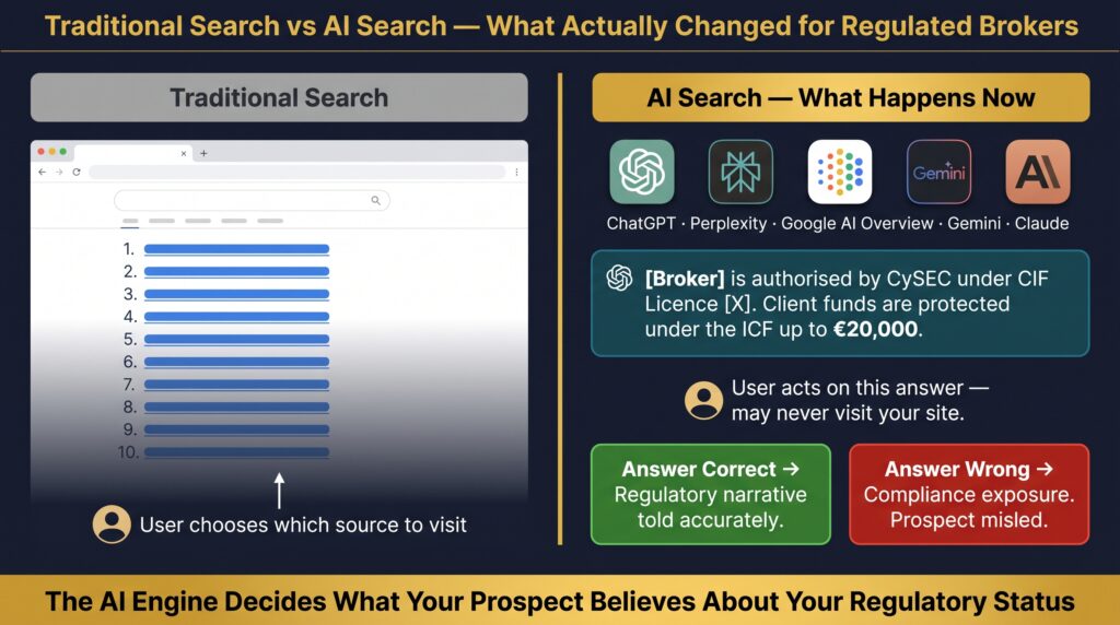 What AI Search Actually Does — and Why It Changes the Game for Regulated Products