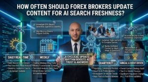 Forex Broker Content Freshness — How Often to Update for AI Search
