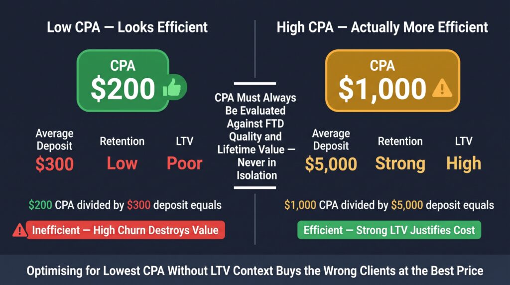 CPA and FTD Quality — A Higher Number Is Not Automatically Worse