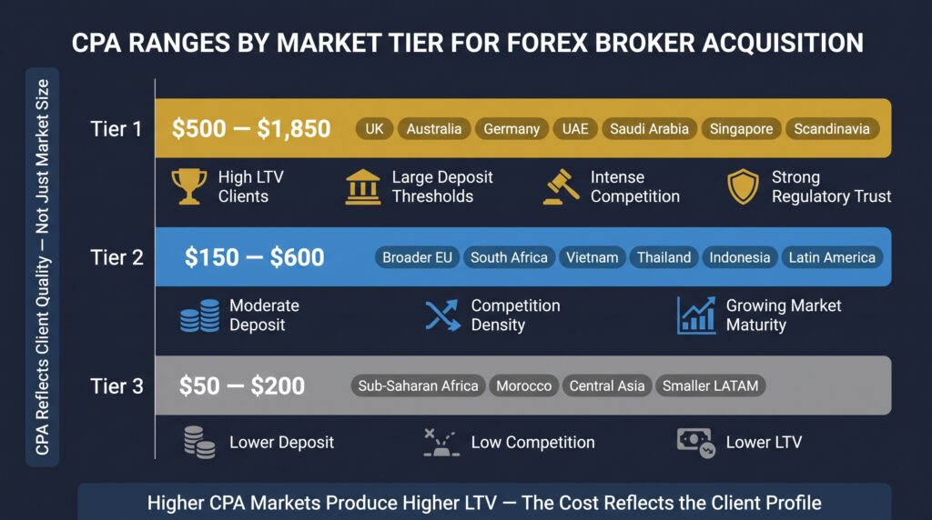 The Tier 1/2/3 Regional Breakdown — And Why Each Tier Costs What It Costs