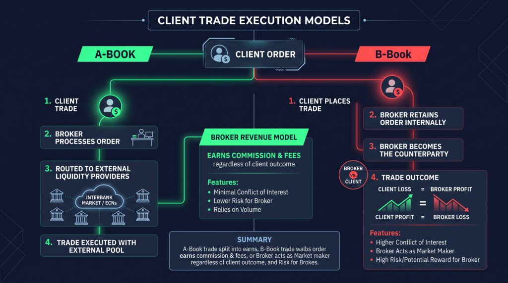 A Book broker vs B Book broker