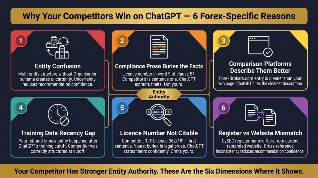 Why Is ChatGPT Recommending My Forex Competitors — And What Can I Do About It?