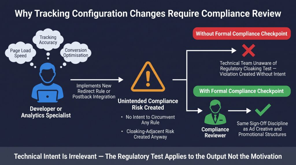 The Compliance Review Point for New Tracking Configurations