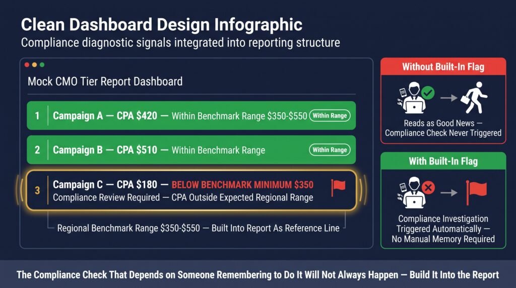 Building the Compliance Diagnostic Into the Reporting Structure Itself