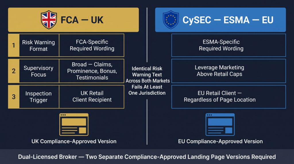 FCA vs CySEC — How the Two Inspection Frameworks Differ in Practice
