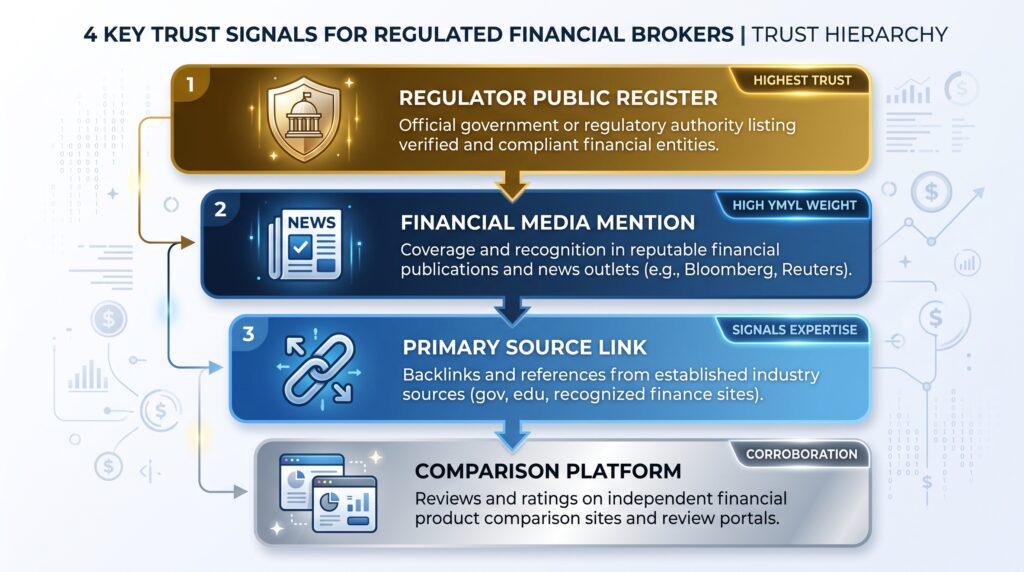 Trustworthiness — Verifiable Claims, Linked to Primary Sources. Forex Broker E-E-A-T