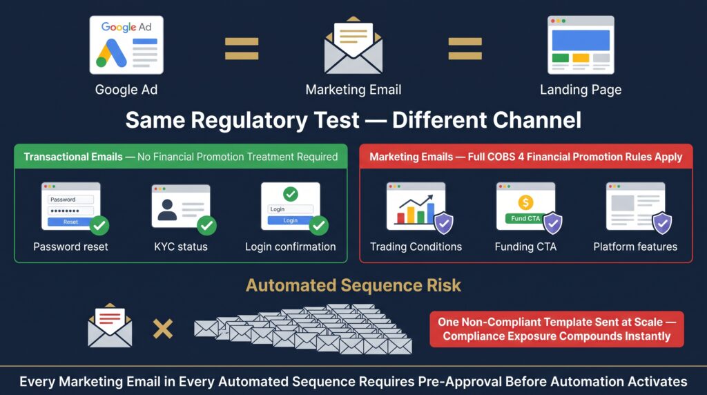 Marketing Emails Are Financial Promotions — The Same Rules as Your Ads