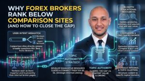 Why Forex Brokers Rank Below Comparison Sites (and How to Close the Gap)