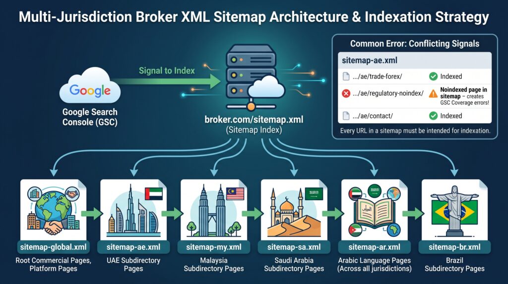 Multi jurisdiction Broker XML