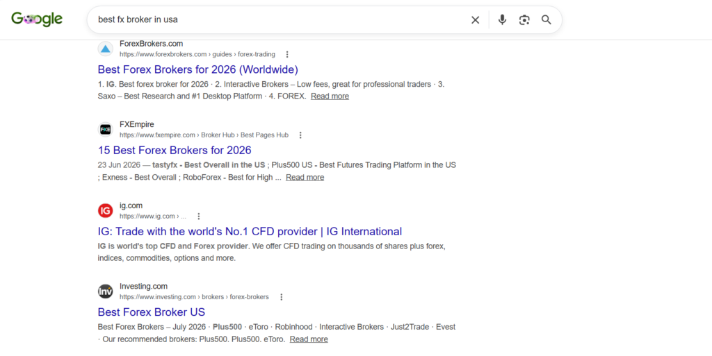 Why Forex Brokers Rank Below Comparison Sites